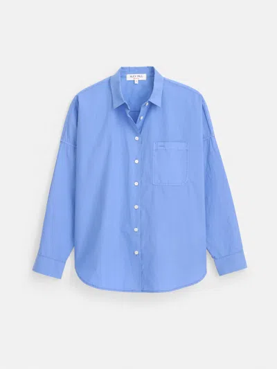 Alex Mill Jo Shirt In Cotton Poplin In Hydrangea