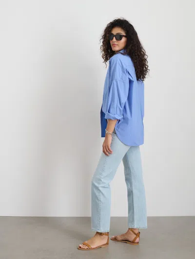 Alex Mill Jo Shirt In Cotton Poplin In Hydrangea