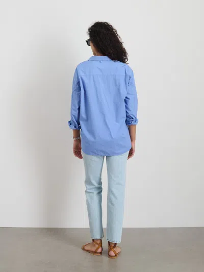 Alex Mill Jo Shirt In Cotton Poplin In Hydrangea