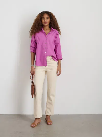 Alex Mill Jo Shirt In Cotton Poplin In Rosebud