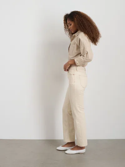 Alex Mill Jo Shirt In Cotton Poplin In Summer Linen