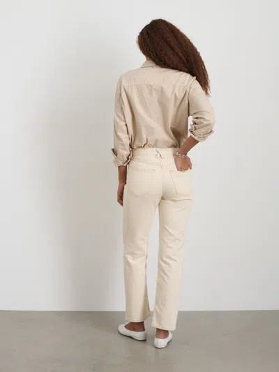 Alex Mill Jo Shirt In Cotton Poplin In Summer Linen