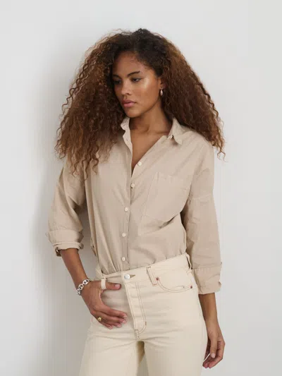 Alex Mill Jo Shirt In Cotton Poplin In Summer Linen