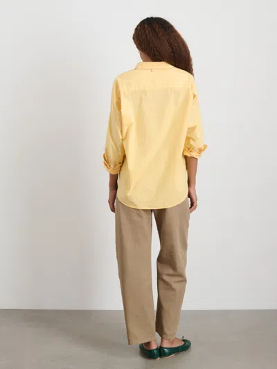 Alex Mill Jo Shirt In Cotton Poplin In Wheatfield