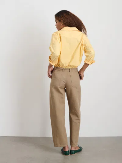 Alex Mill Jo Shirt In Cotton Poplin In Wheatfield