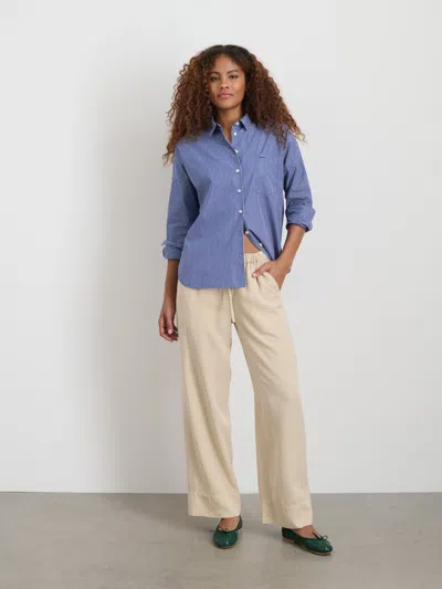 Alex Mill Jo Shirt In Stripe In Blue/white