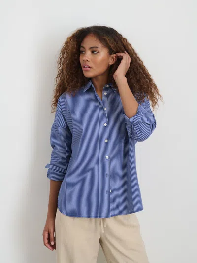 Alex Mill Jo Shirt In Stripe In Blue/white