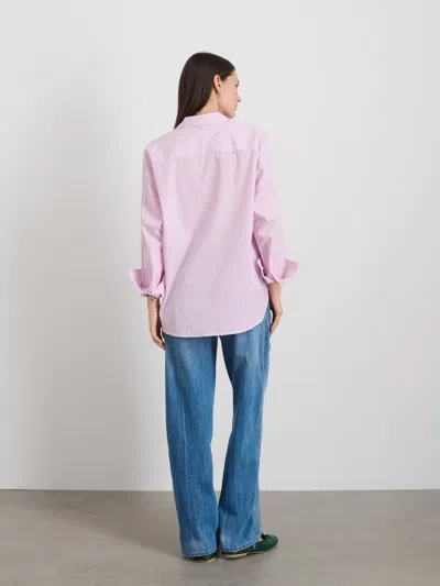 Alex Mill Jo Shirt In Stripe In Lavender/white