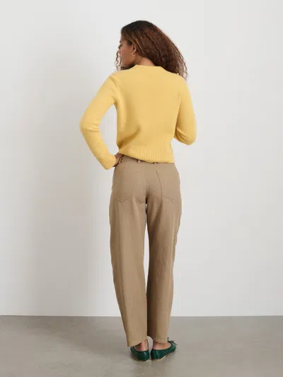 Alex Mill Michelle Crewneck Sweater In Cashmere In Acacia