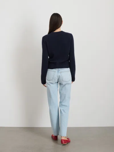 Alex Mill Michelle Crewneck Sweater In Cashmere In Navy