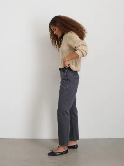 Alex Mill Neil Pant In Herringbone In Pebble