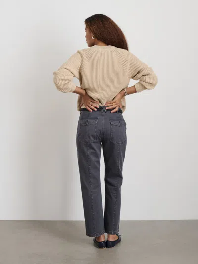 Alex Mill Neil Pant In Herringbone In Pebble