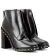 DOLCE & GABBANA LEATHER ANKLE BOOTS,P00197701