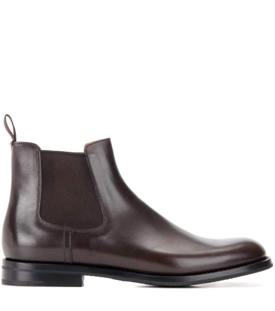 Shop Church's Monmouth Leather Ankle Boots In Light Lrowe