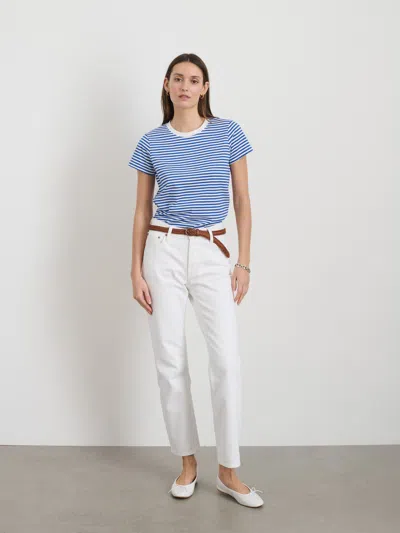 Alex Mill Prospect Tee In Stripe In Blue/white