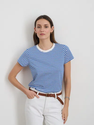 Alex Mill Prospect Tee In Stripe In Blue/white