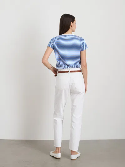 Alex Mill Prospect Tee In Stripe In Blue/white