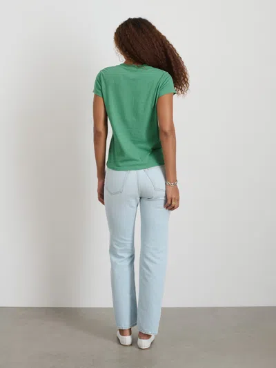 Alex Mill Prospect Tee In Cotton Jersey In Kelly Green