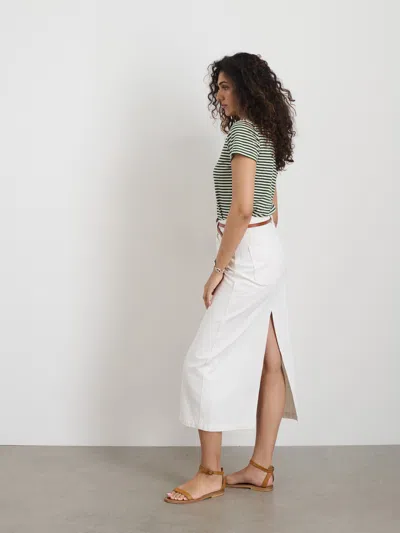 Alex Mill Prospect Tee In Stripe In Green/white