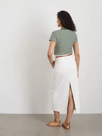 Alex Mill Prospect Tee In Stripe In Green/white