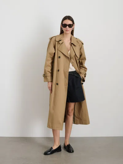 Alex Mill Spring In Tokyo Trench In Olive