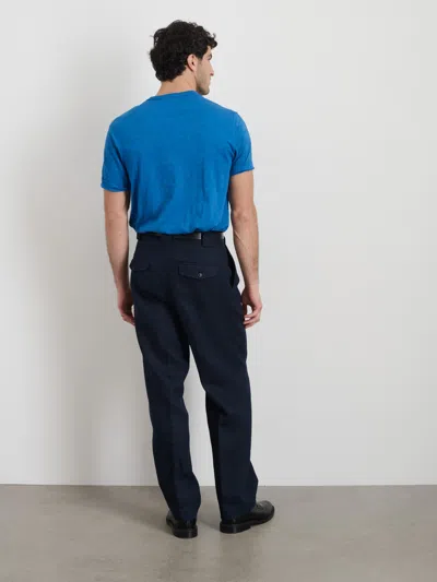 Alex Mill Standard Slub Pocket Tee In Washed Cobalt