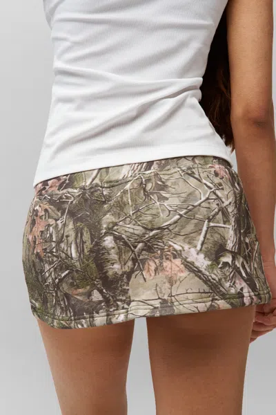 Danielle Guizio Ny Fleece Skort In Camo