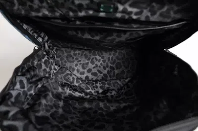 Dolce & Gabbana Black Nylon Dg Logo School Backpack Men's Bag In Black