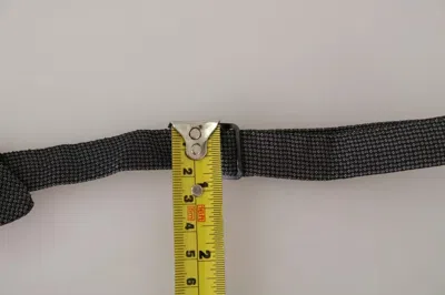 Dolce & Gabbana Gray Silk Patterned Mens Neckmen's Bow Men's Tie In Gray