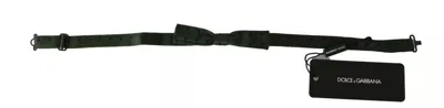 Dolce & Gabbana Green Silk Dotted Mens Neckmen's Bow Men's Tie In Green