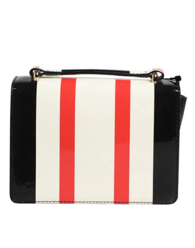 Dolce & Gabbana Multicolor Stripes Leather Crossbody Bag In Multicolor