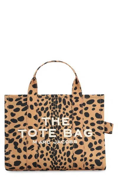 Marc Jacobs The Medium Cheetah Canvas Tote Bag In Multicolor
