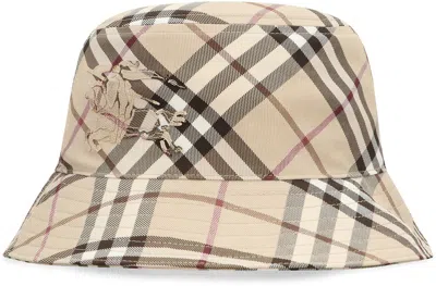 Burberry Bucket Hat In Beige