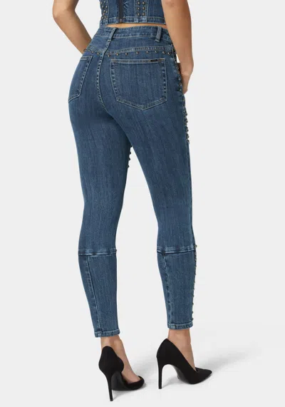 Shop Bebe Natural Waist Skinny Leg Jeans In Antique Wash