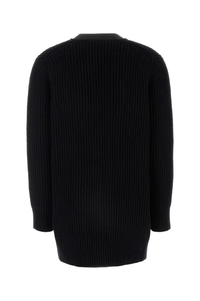 Ferragamo Black Wool Cardigan