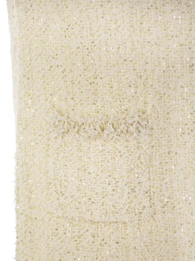 Fabiana Filippi Mini Dress In Tweed-effect Yarn