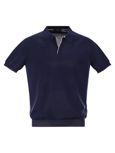 Fay Logo-embroidered Short-sleeved Polo Shirt