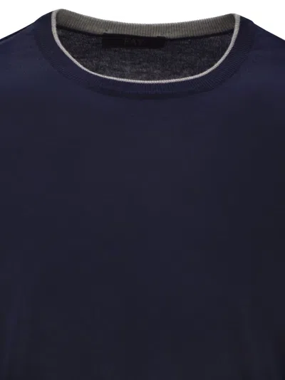 Fay Men Cotton Crew-neck Jumper