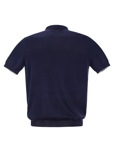 Fay Logo-embroidered Short-sleeved Polo Shirt