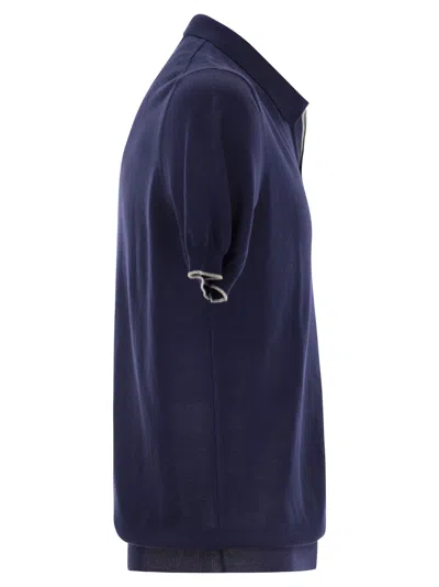 Fay Logo-embroidered Short-sleeved Polo Shirt