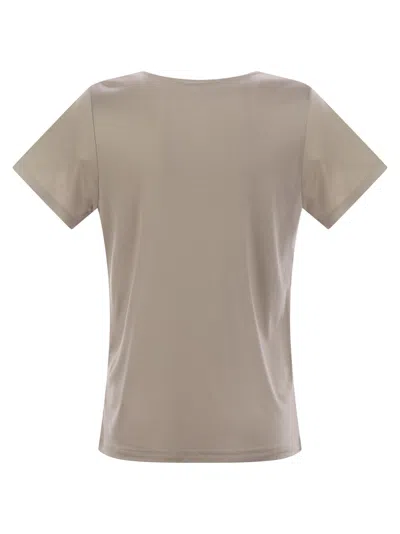 Fay Jersey T-shirt With Boat Neckline