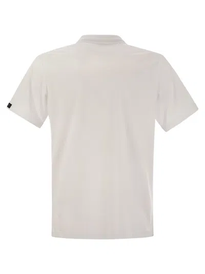 Fay Short Sleeved Cotton Polo Shirt