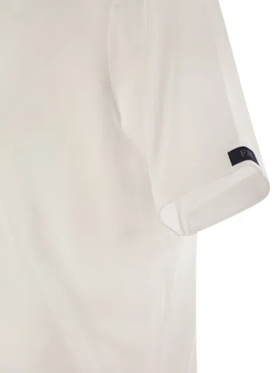 Fay Short Sleeved Cotton Polo Shirt