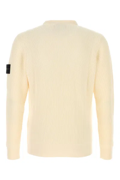 Stone Island Regular-fit Crewneck Sweatshirt With Ribbed Inserts