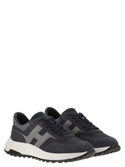 Hogan Hyperlight - Suede And Canvas Sneakers