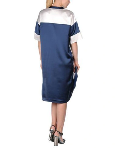 Shop Alexander Wang T Knee-length Dresses In Dark Blue