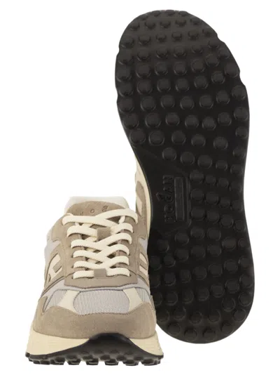 Hogan Men's Suede And Smooth Leather Hyperlight Sneakers