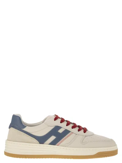 Hogan Panel Stitched Sneakers Perforated Toebox