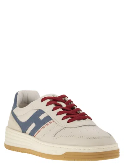 Hogan Panel Stitched Sneakers Perforated Toebox