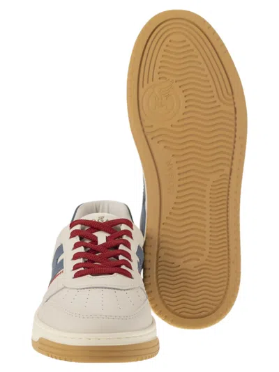 Hogan Panel Stitched Sneakers Perforated Toebox